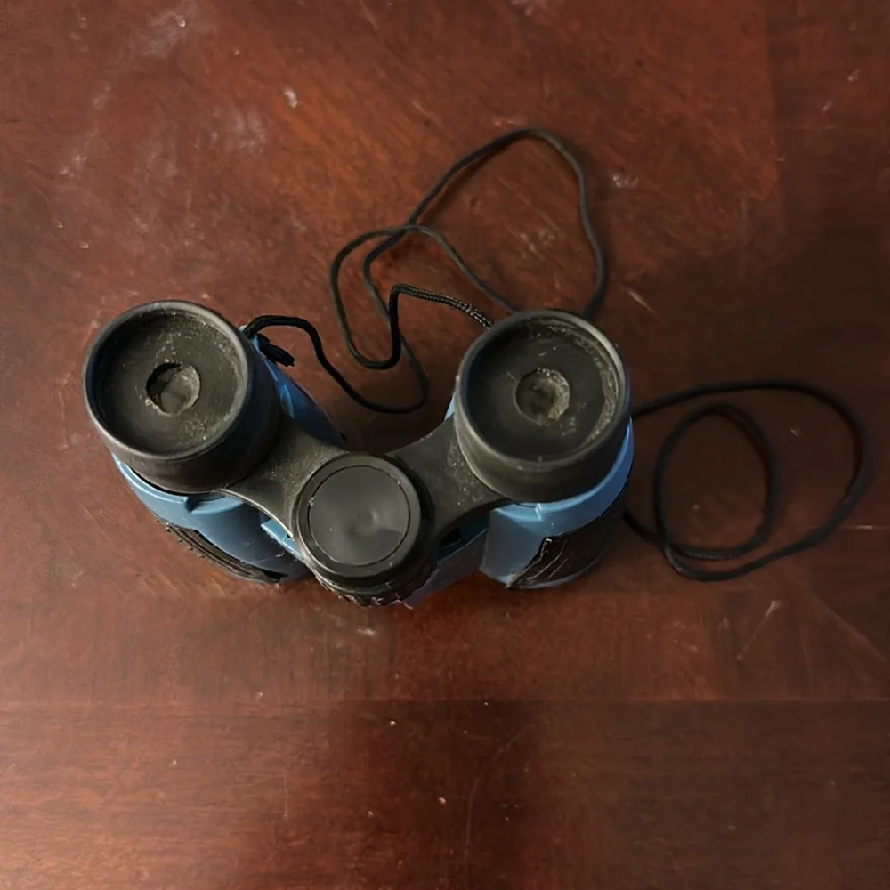 Compact Blue Binoculars for Kids